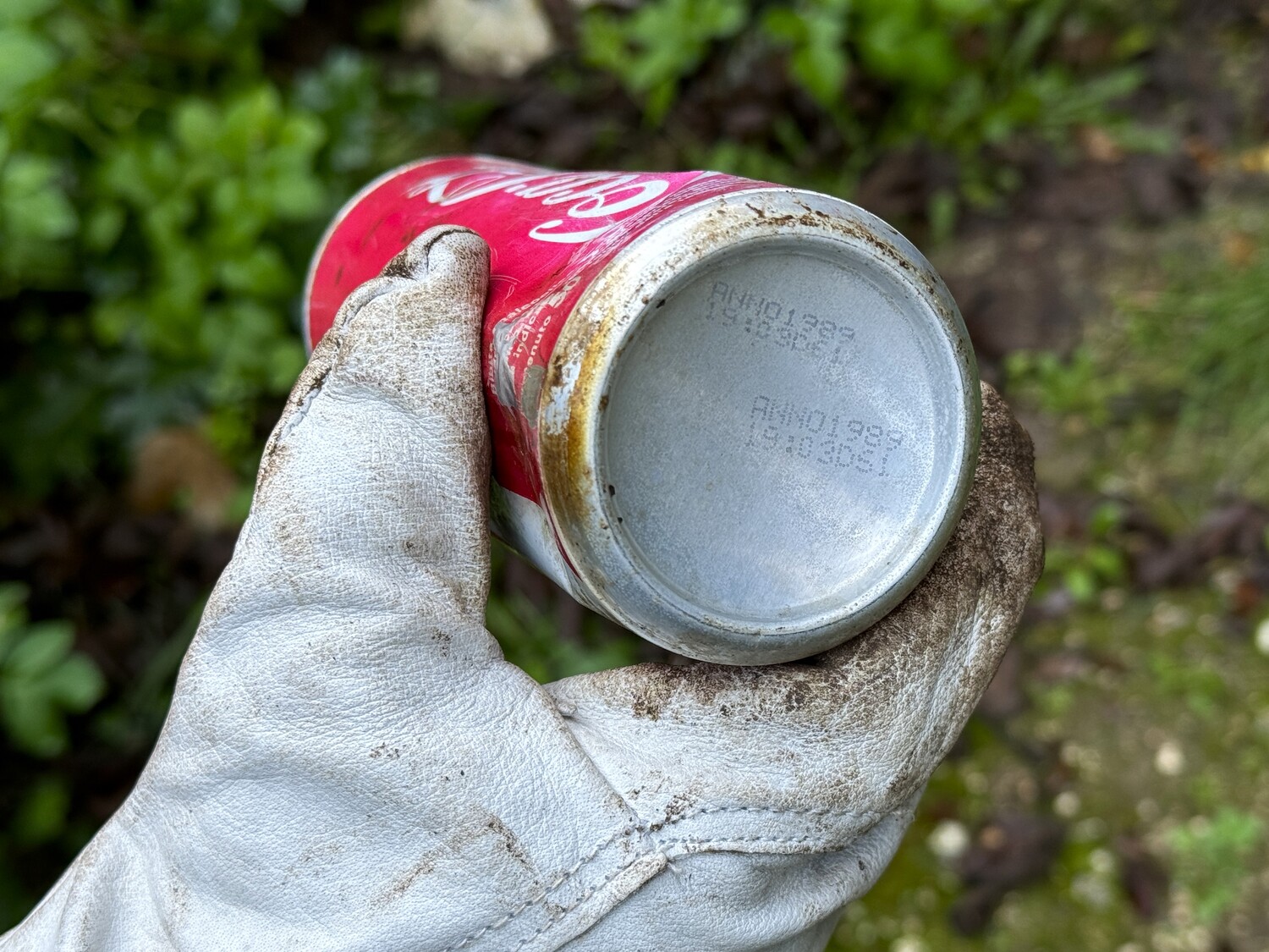 Lattina Coca-Cola rifiuti