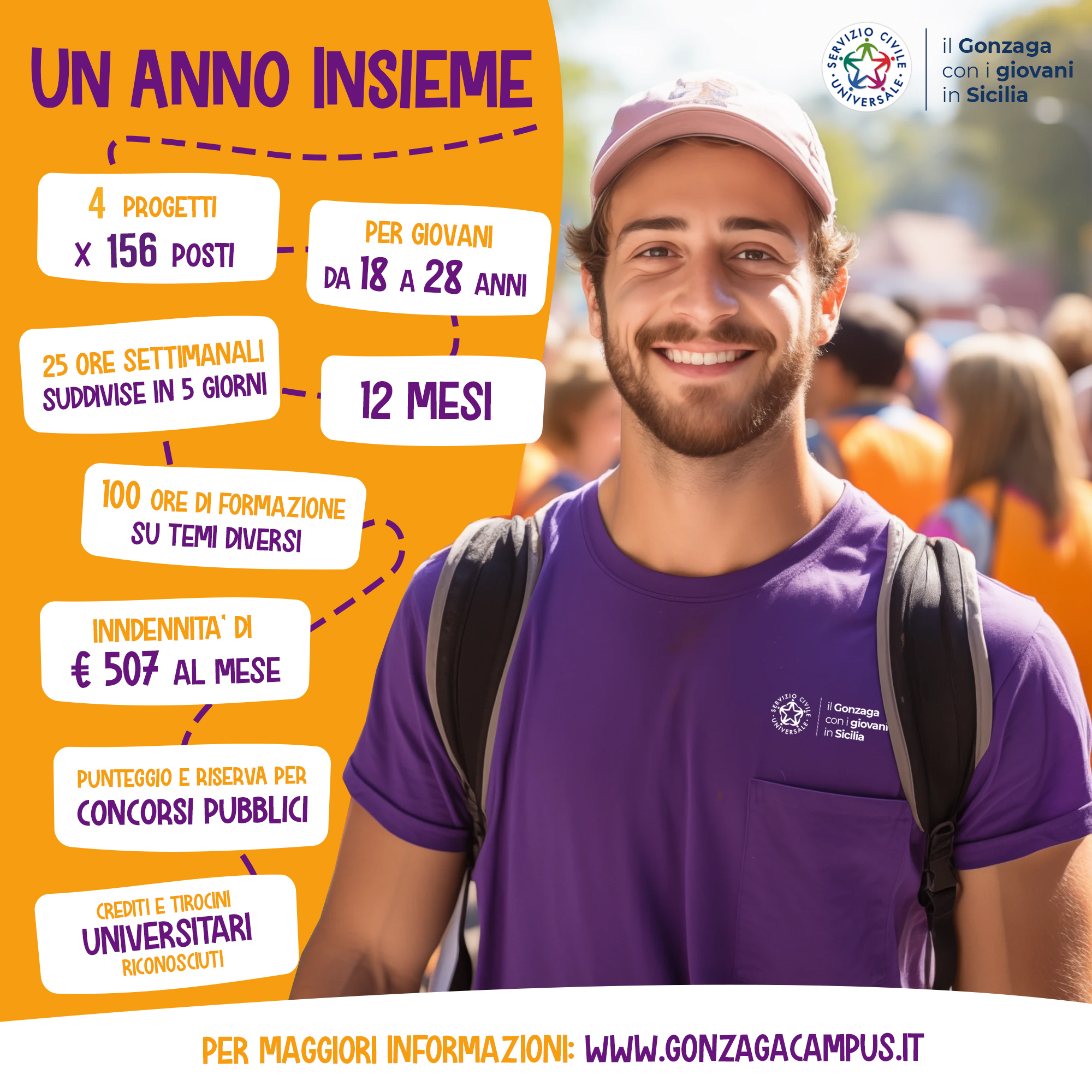 Servizio civile rete 12 enti