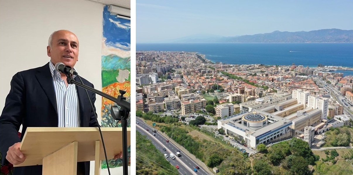 Sindaco di Cosenza Franz Caruso e Reggio dall’alto