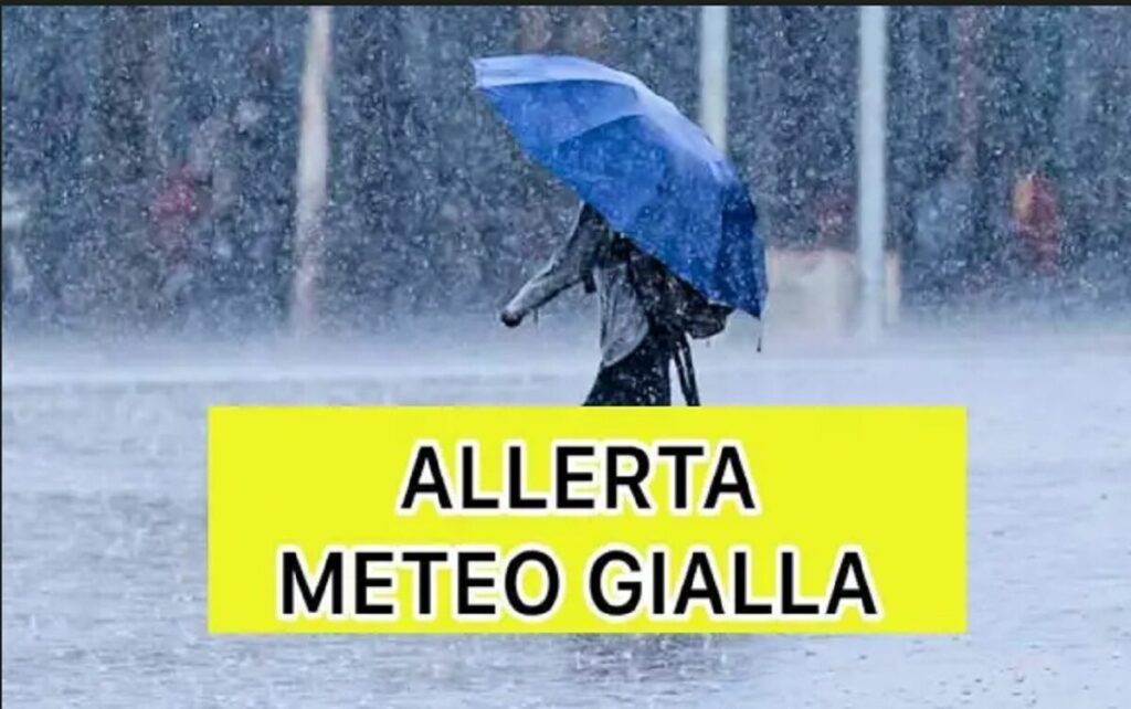allerta meteo gialla
