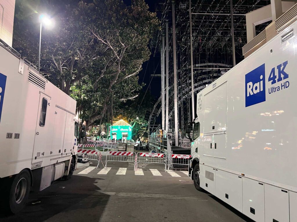 capodanno rai reggio calabria smontaggio palco