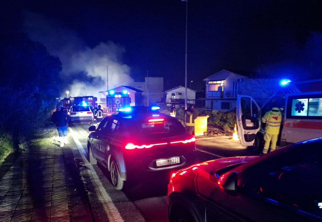Esplosione gas a Catania