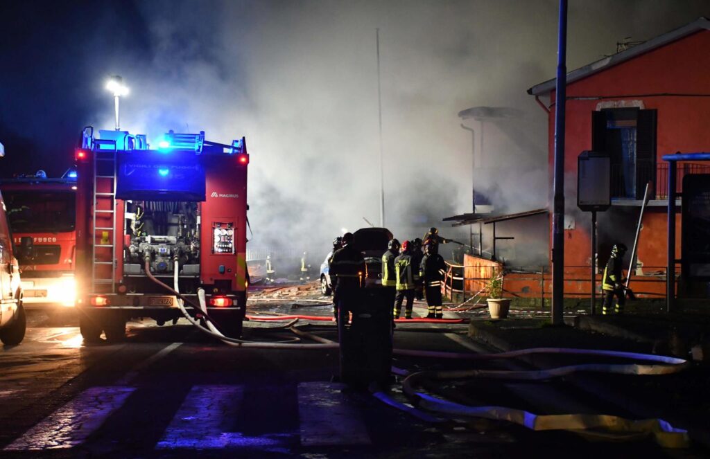 Esplosione gas a Catania