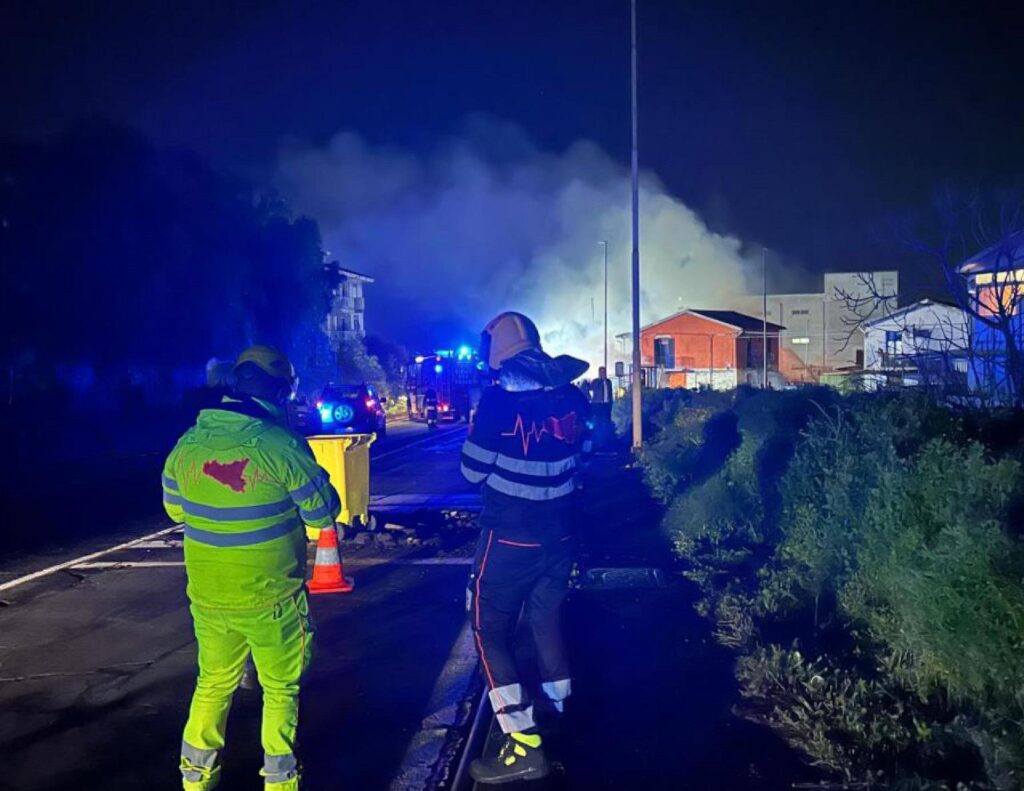 Esplosione gas a Catania