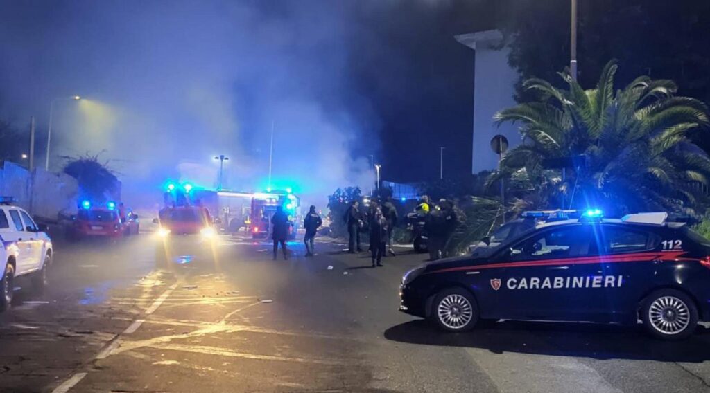 Esplosione gas a Catania