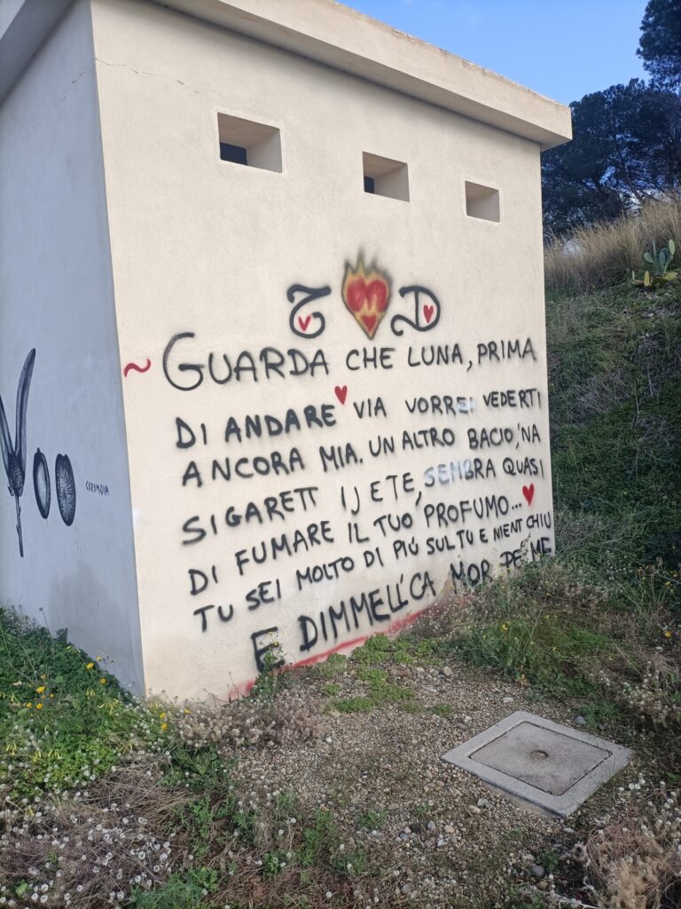 fortino pentimele vandalizzato