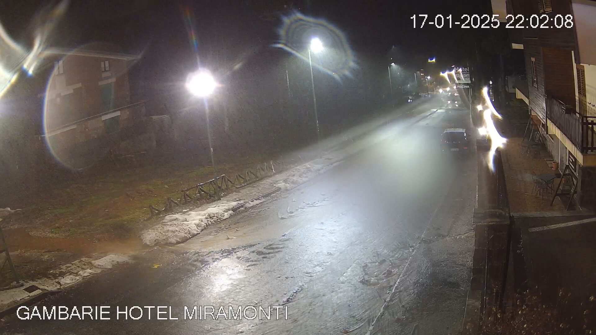 gambarie pioggia notte