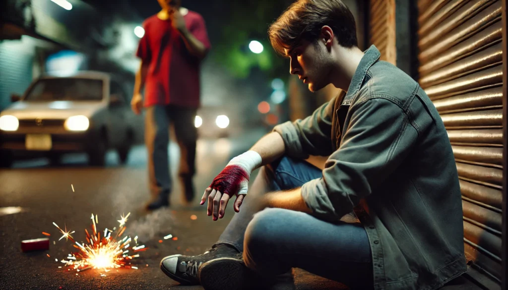 giovane ferito alla mano scoppio petardi capodanno