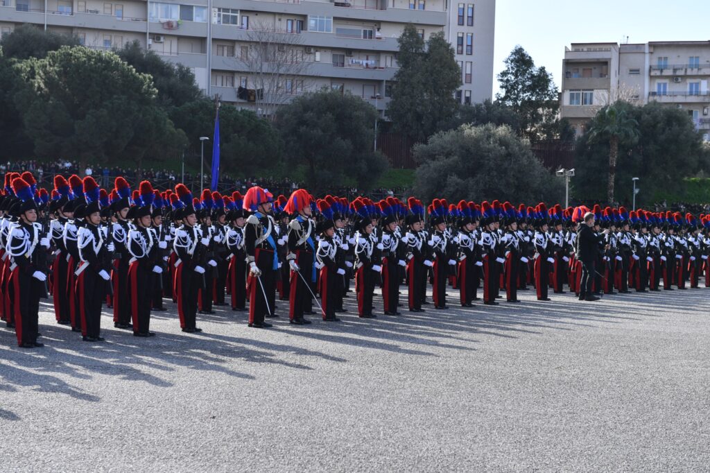 giuramento scuola allievi carabinieri reggio calabria 2025