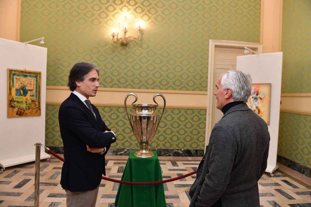 incontro calcio è arte falcomatà e donadoni