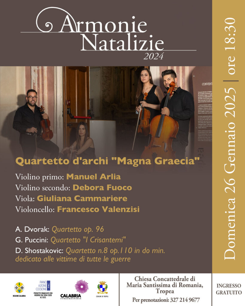locandina 26 gennaio. ArmonieNatalizie24