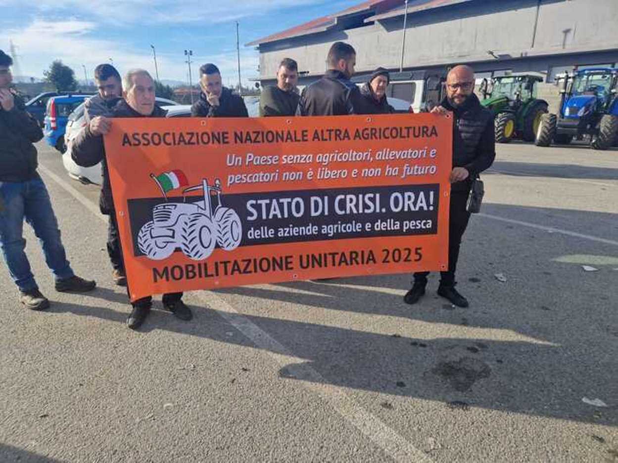 protesta degli agricoltori in calabria