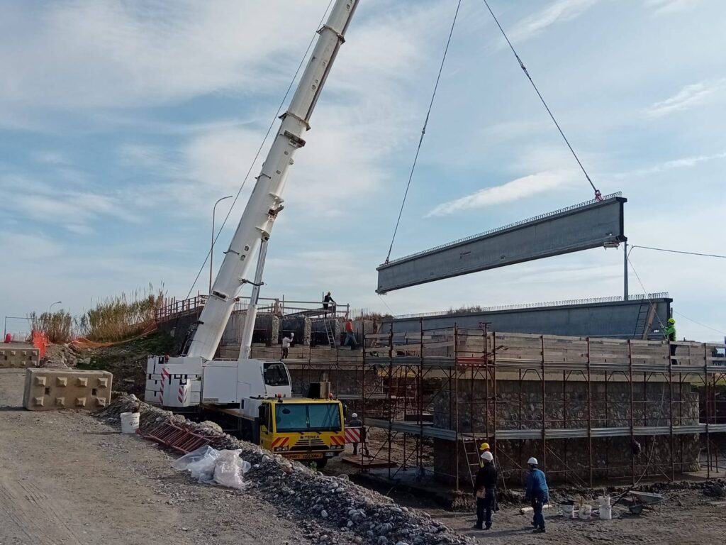 Ponte del Mela lavori