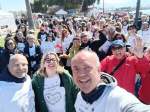 La foto della giornata a Milazzo dedicata alla prevenzione oncologica