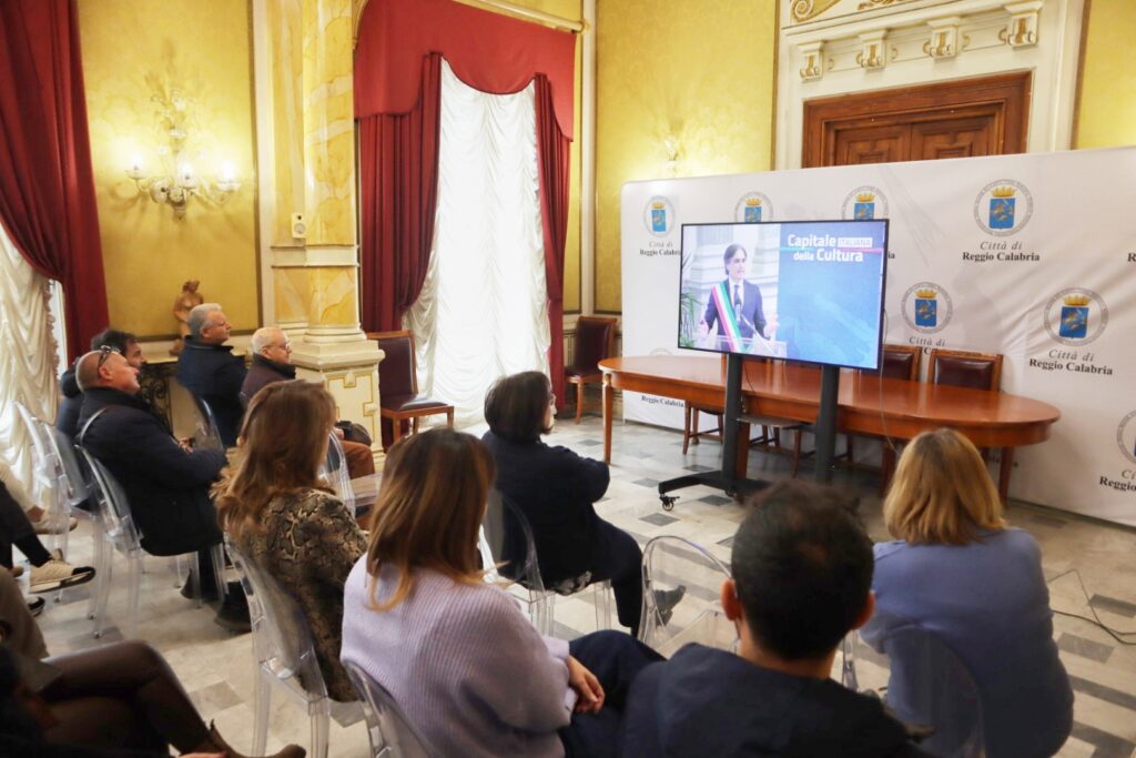 Audizione Reggio Capitale della Cultura da Palazzo San Giorgio