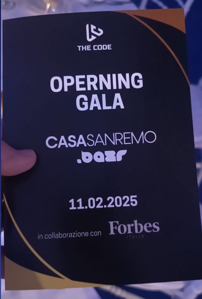 Cena gala Opening Casa Sanremo