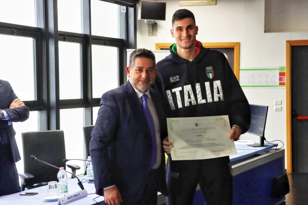 Cerimonia consegna benemerenze sportive Coni