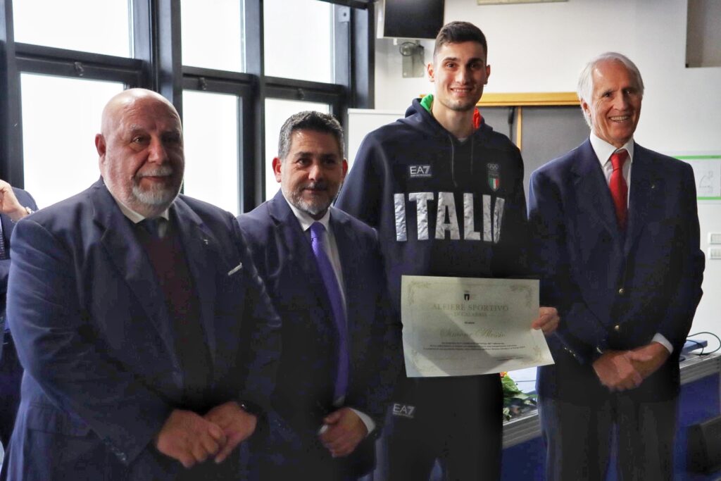 Cerimonia consegna benemerenze sportive Coni
