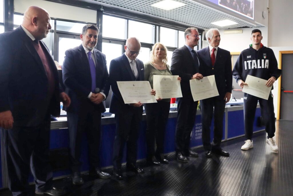 Cerimonia consegna benemerenze sportive Coni