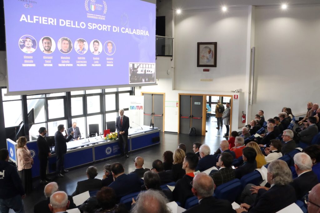 Cerimonia consegna benemerenze sportive Coni