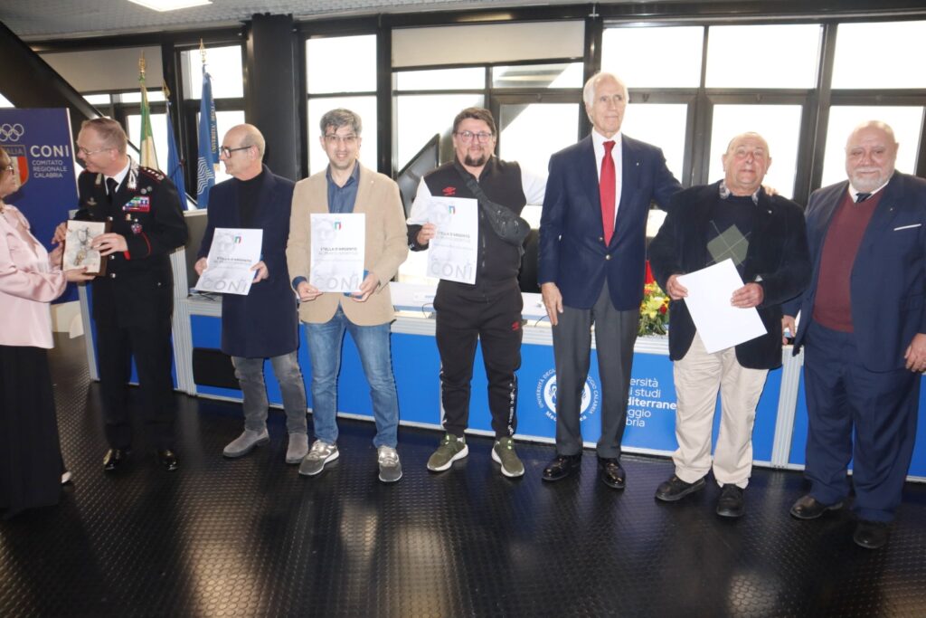 Cerimonia consegna benemerenze sportive Coni