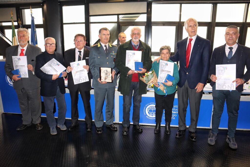 Cerimonia consegna benemerenze sportive Coni
