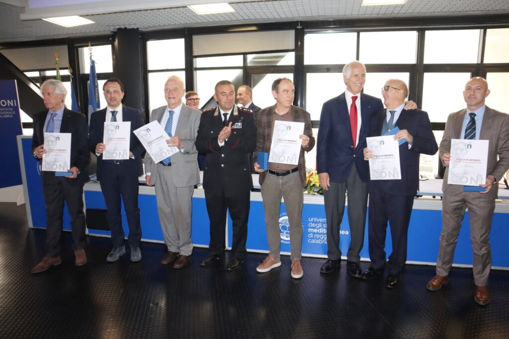 Cerimonia consegna benemerenze sportive Coni