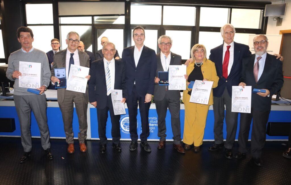 Cerimonia consegna benemerenze sportive Coni