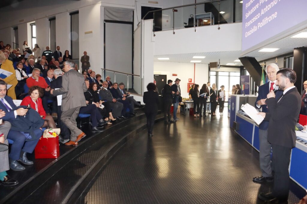 Cerimonia consegna benemerenze sportive Coni