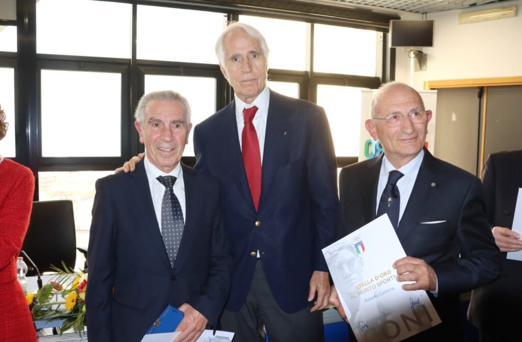Cerimonia consegna benemerenze sportive Coni