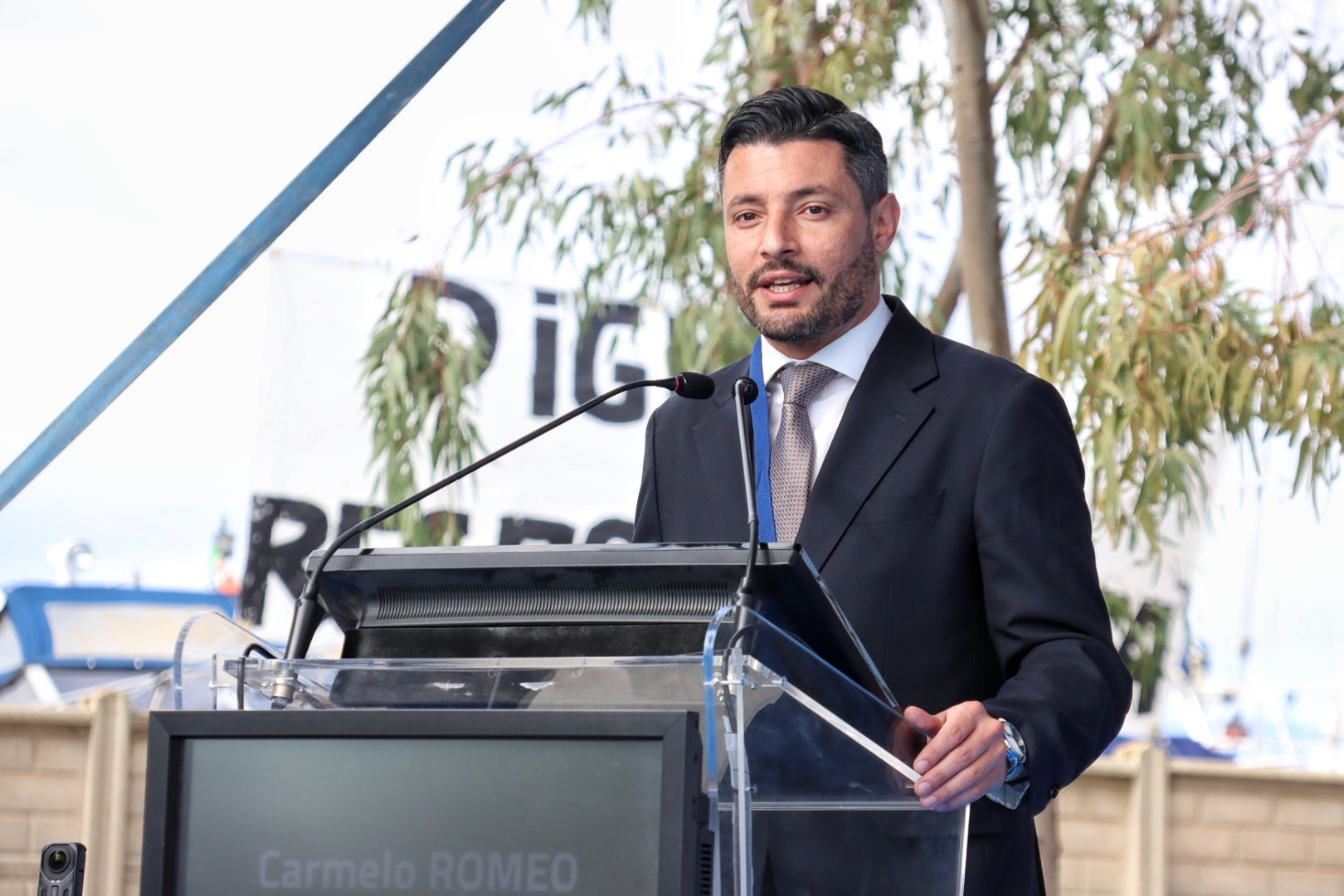 Cerimonia di inaugurazione di avvio lavori del Museo del Mare Carmelo Romeo