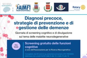 Convegno diagnosi precoce demenza