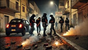 Donna arrestata fuochi d'artificio