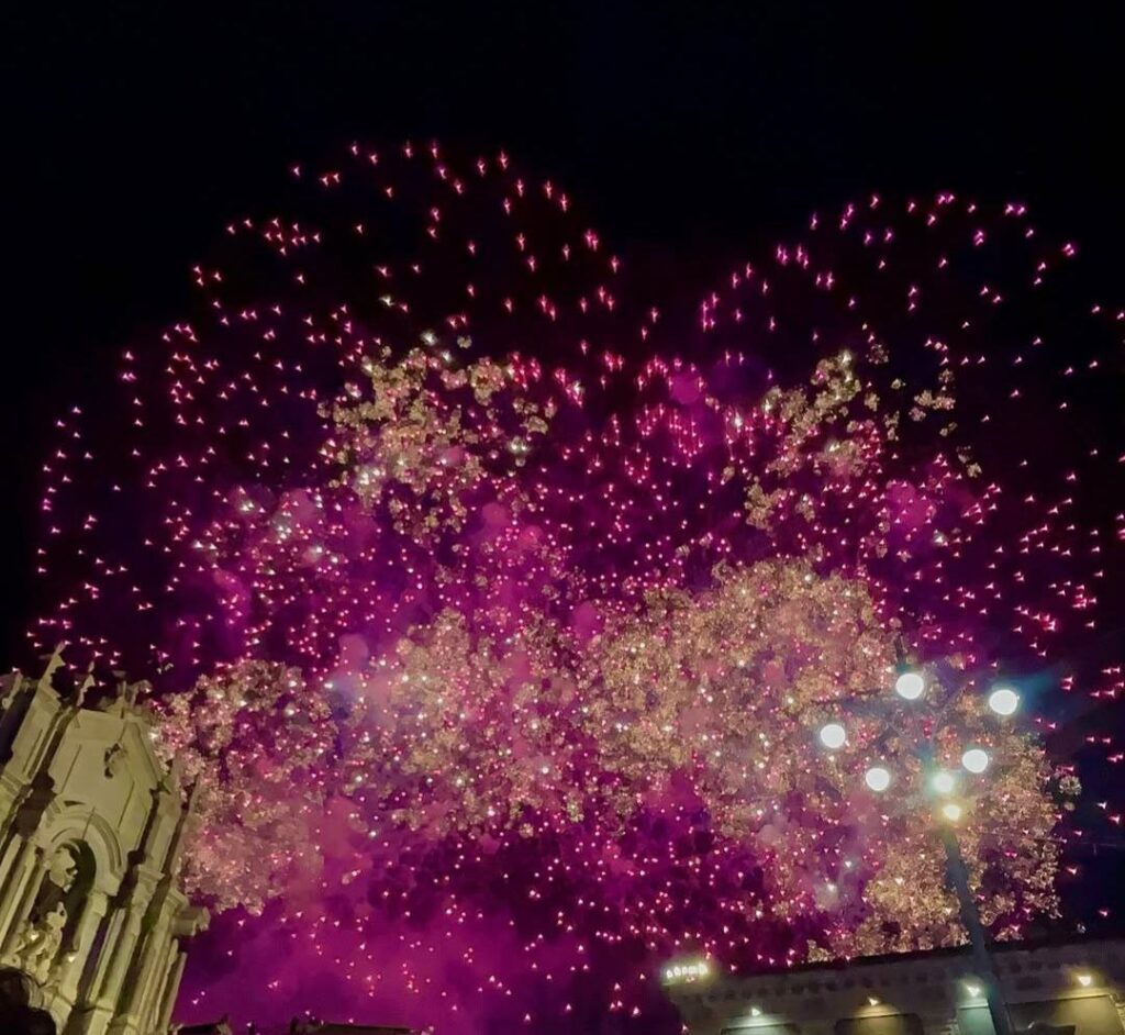 Fuochi d'artificio Festa Sant'Agata Catania