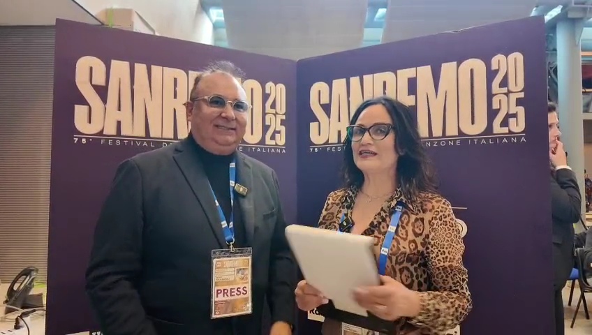 Graziano Tomarchio e Dominga Pizzi a Sanremo 2025