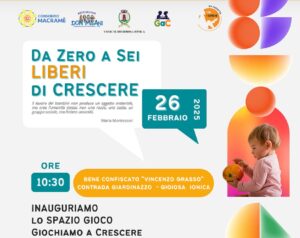 Inaugurazione Spazio Gioco Gioiosa Ionica