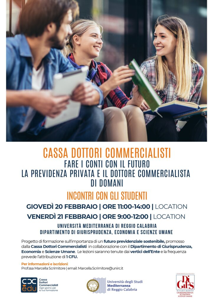 Locandina seminari cassa dottori commercialisti