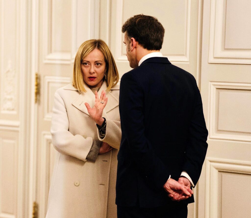 Meloni e Macron