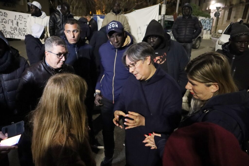 Minasi e Neri a Piazza del Popolo