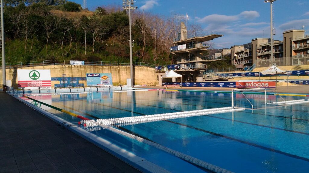 Piscina Cappuccini campionati pallanuoto marzo 2017