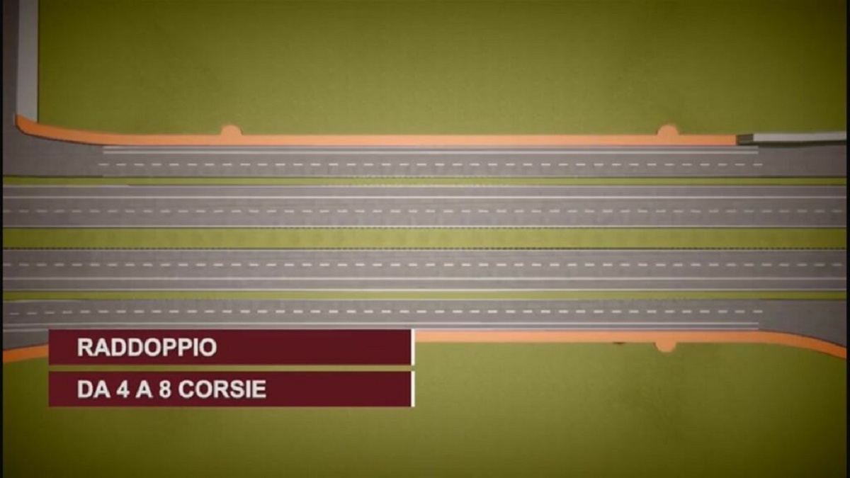 Ponte corleone 8 corsie