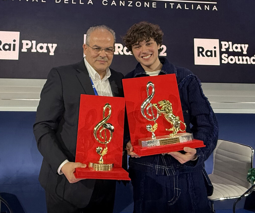 Prmeio della Critica Sanremo Giovani 2025 e Premio Sala Stampa Michele Affidato e Andrea Settembre