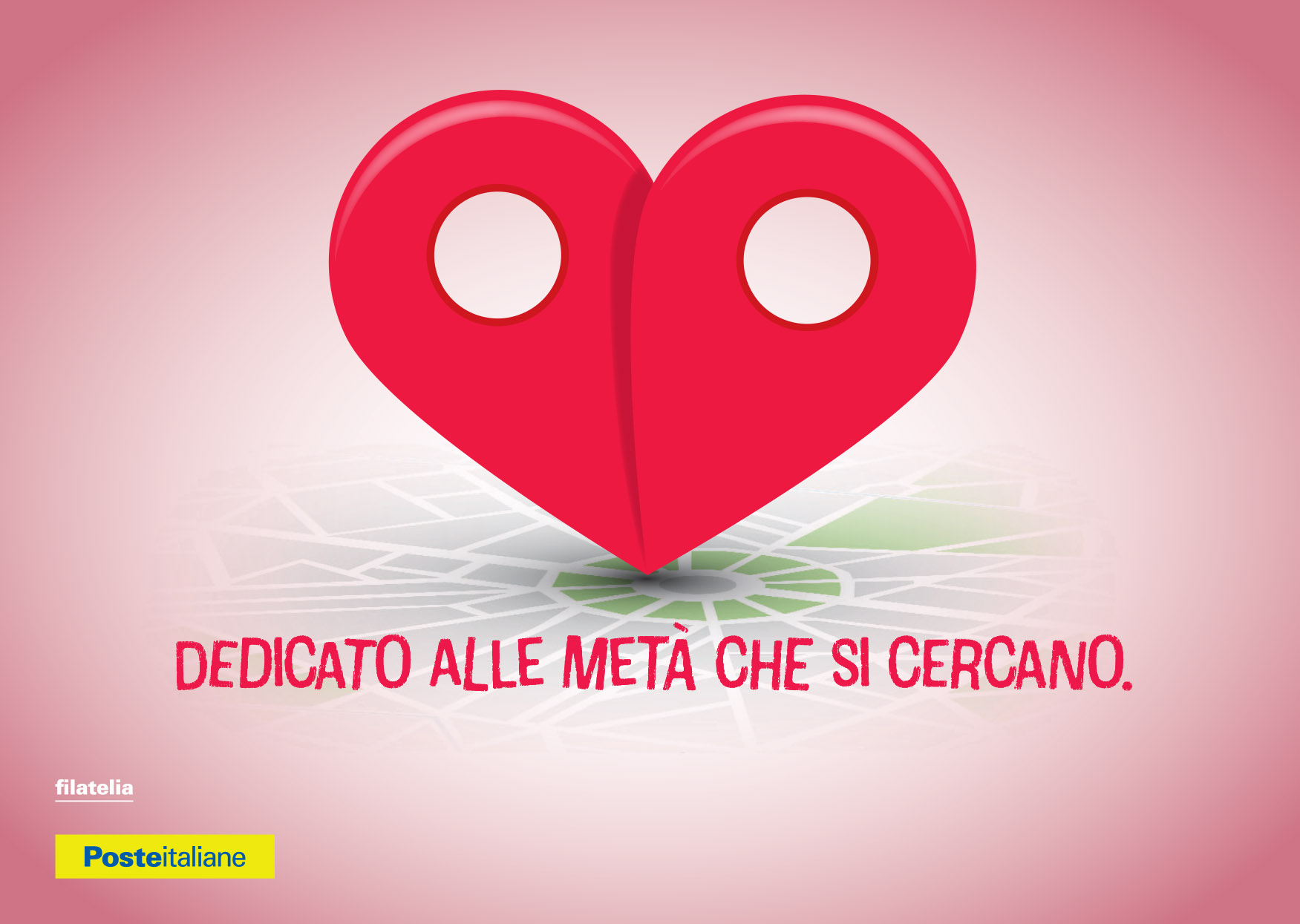 San Valentino Poste Italiane cartolina