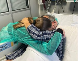 Il Sindaco Giuseppe Cavallaro con la figlia