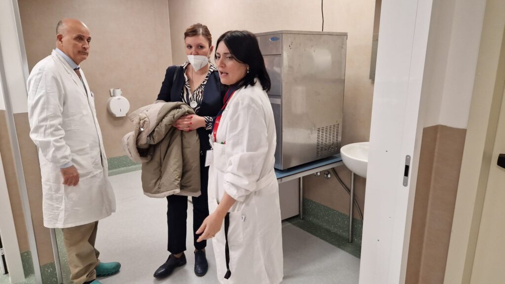 Sopralluogo garante stanganelli ospedale cosenza