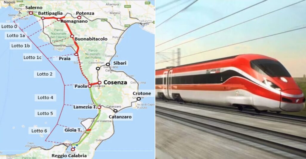 alta velocità salerno reggio calabria