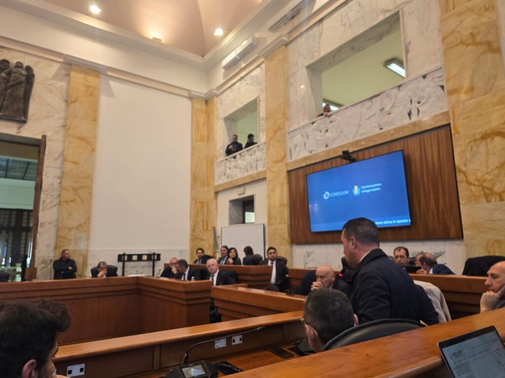 consiglio comunale a palazzo alvaro