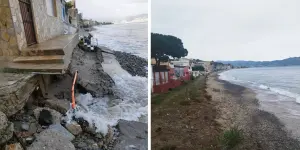 erosione costiera villa san giovanni