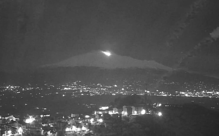 etna eruzione 8 febbraio