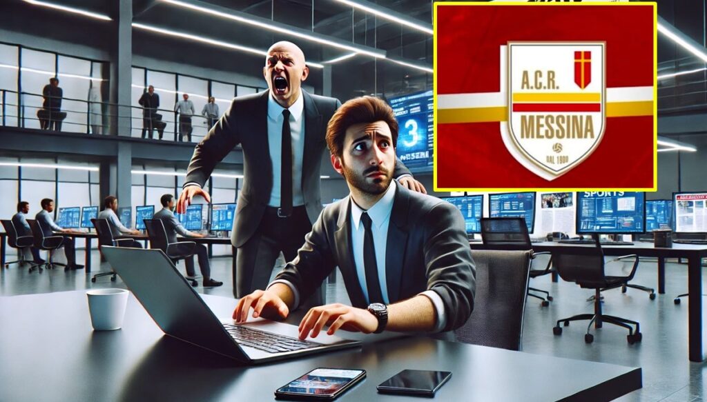 giornalista che scrive di ACR Messina minacciato
